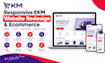 create resposive ekm website redesign ekm website ekm ecommerce website