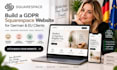 build a gdpr squarespace website for german and eu clients