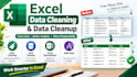 clean, format, merge, split excel data