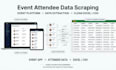 scrape event attendee data from networking apps or site