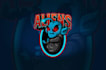 create a unique alien mascot logo