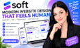 build softr website design, redesign softr website develop softr website