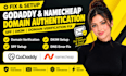 do godaddy namecheap domain authentification spf dikim domain verification fix