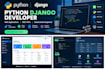 develop python django web applications and rest apis