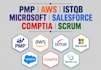 help you in aws, cysa, scrum,microsoft, istqb,cisco,ccna, cloud certifications
