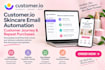 create customerio skincare email automation customer journey repeat purchases