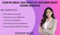 design wix mindset coach website self development website coaching squarespace