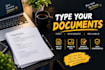 provide fast and accurate typing services