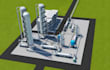 create 3d industrial chemical plant animation and walkthrough