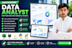 analyze your data using excel, sql, power bi and python