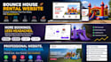 build an inflatable rental website with online booking and live availability
