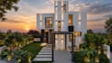 design modern exterior realistic 3d rendering