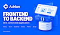 build full stack web software with frontend and backend development