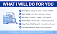 do fast and accurate data entry and typing work