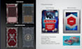 create custom tcg ccg card template trading card frame design