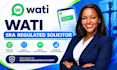 setup business whatsapp api whatsapp chatbot wati kommo manychat automation
