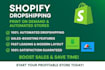 build shopify store, dropshipping or shopify website