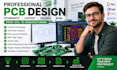 design pcb, pcb layout and schematic using altium, kicad or eagle