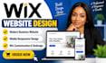 design a professional wix website or redesign your wix