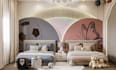 kids bedroom interior design and architectural 3d rendering
