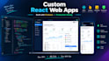 build a responsive react web app with firebase backend