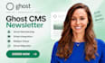 setup ghost cms newsletter ghost membership stripe mailgun ghost migration