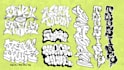graffiti typography and custom clothing design