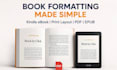 format your book for amazon KDP ebook and paperback