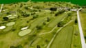 do futuristic golf course layout,backyard putting green,routing,mini golf render