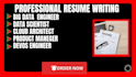 create an ats optimized technology resume cover letter and linkedin
