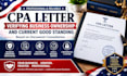 provide CPA letter verifying business ownership