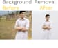 do professional photo background remove and HD photo editing
