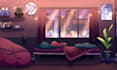 create game background, pixel art and 2d environment art