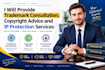provide trademark consultation, copyright advice and IP protection services