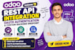 configure odoo 19 rest API oauth authentication and custom odoo backend endpoint