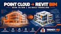 convert point cloud to revit bim model and scan to bim