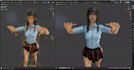 3d model rigging 3d character rig facial rig weight paint blendshape blender rig