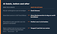 proofread and fix your ai generated dutch content so it reads human
