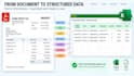 extract data from invoices receipts and pdfs into excel