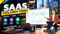 design animated saas explainer video, saas demo video