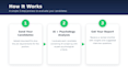 screen and evaluate candidates using ai and psychology