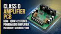 design class d amplifier pcb 50w 100w x2 stereo audio power amplifier