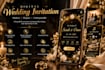 create a luxury interactive wedding invitation website