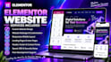 build wordpress website development and design with elementor pro