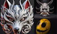 create 3d cosplay masks, custom helmets, 3d printable masks and cosplay props