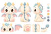 design custom plush toy doll reference sheet stuffed animal pattern oc plush toy