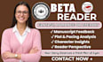 romance beta reader horror beta reader, thriller, fantasy paranormal beta reader