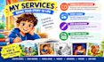 create children chapter book illustration for KDP and self publishing