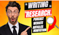 write engaging podcast scripts, show notes and podcast content