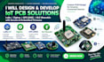 do lora iot pcb, zigbee, gps gnss, ble wearable, sensor embedded firmware design